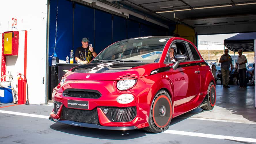 I climbed into a Fiat 500 with 250 PS